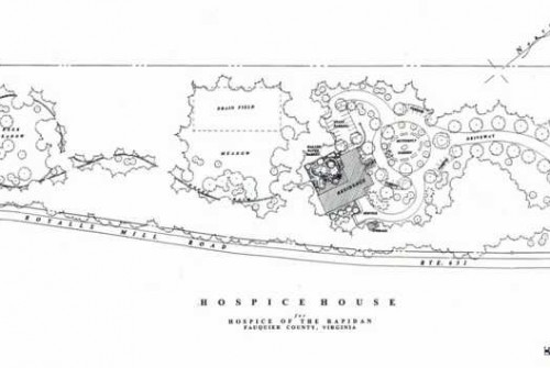 Proposed Hospice House: Site plan