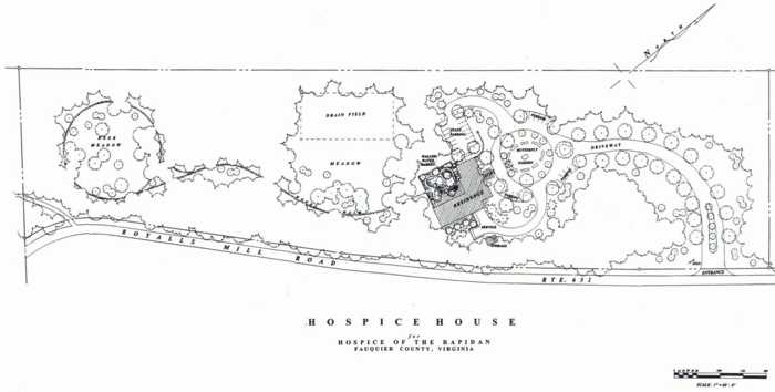 Proposed Hospice House: Site plan