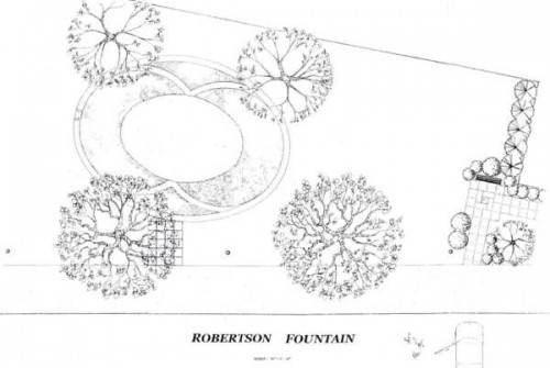 Robertson Fountain sketch