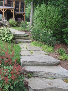 stone pathway residential